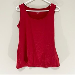 Charter Club Red Tank Size M